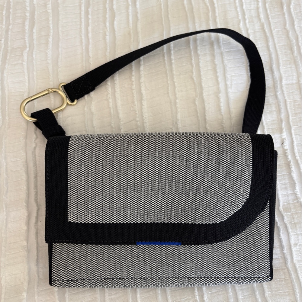 Rothy’s Black and Gray Belt Bag/Crossbody
